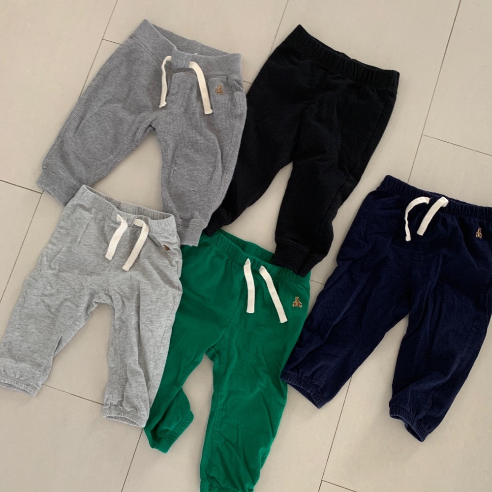 5 pairs toddler knit pants-GAP